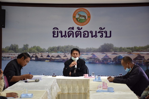 ประชุมผู้นำชุมชนตั้งจุดตรวจ 7 วันอันราย  ช่วงเทศกาลปีใหม่
