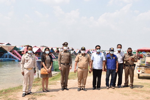 ผู้บริหาร  พนักงานส่วนตำบล  ร่วมกับส่วนราชการ  ลงพื้นที่ตรวจมาตรการป้องกันการเกิดอุบัติเหตุทางน้ำภายใต้มาตรการป้องกันโควิด 19