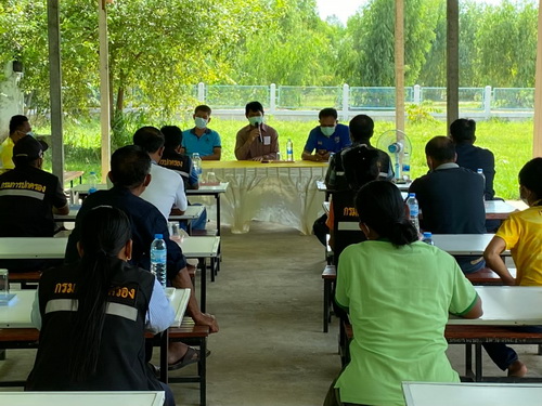 ประชุมการจัดตั้งศูนย์พักคอยตำบลไพรขลา